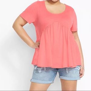 New Lane Bryant Babydoll Top size 18/20